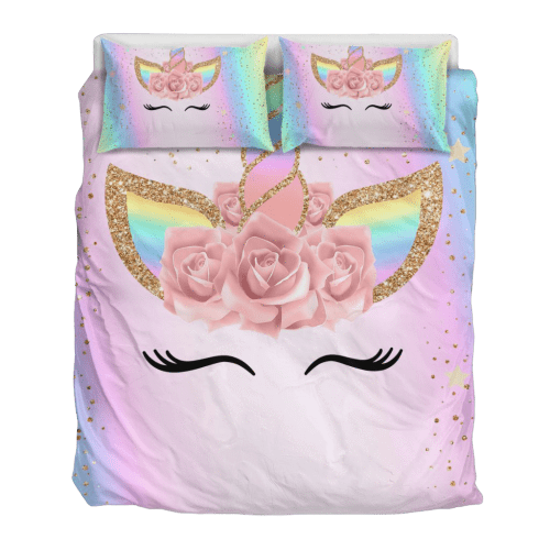 Blooming Crown Unicorn Bed Set